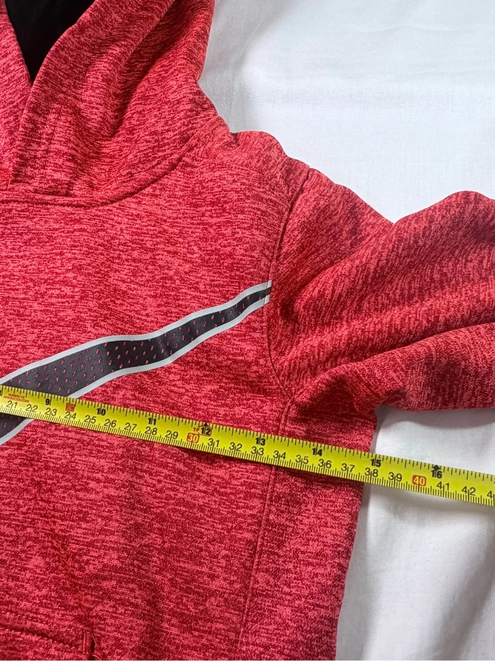Nike Therma -Fit Boys 6 Orange Fleece Hoodie Great Outdoors Pullover Sweatshirt